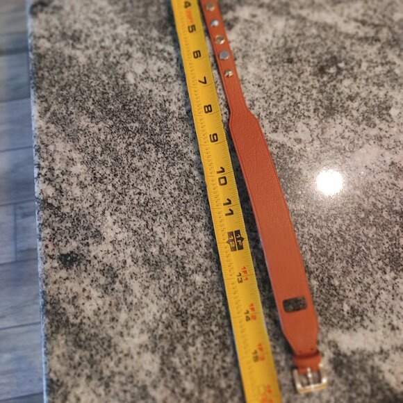 Louis Vuitton Leather Wrap Bracelet  - Made in Spain - color brown / tan. - Picture 16 of 16